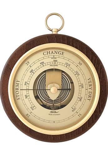 Fischer barometer brass - fischer,