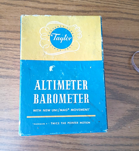 Vintage taylor altimeter - vintage,